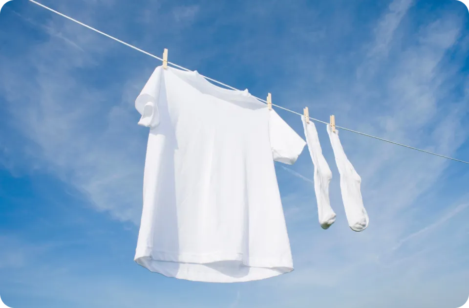 衣服洗完卻有屑屑